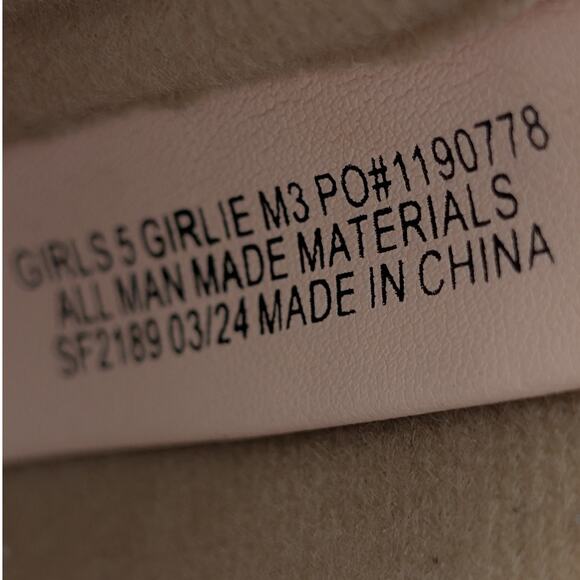 DV Dolce Vita Girls Braided Heeled Ankle Strap Sandals Pink Size US5 EU38 - Picture 7 of 11